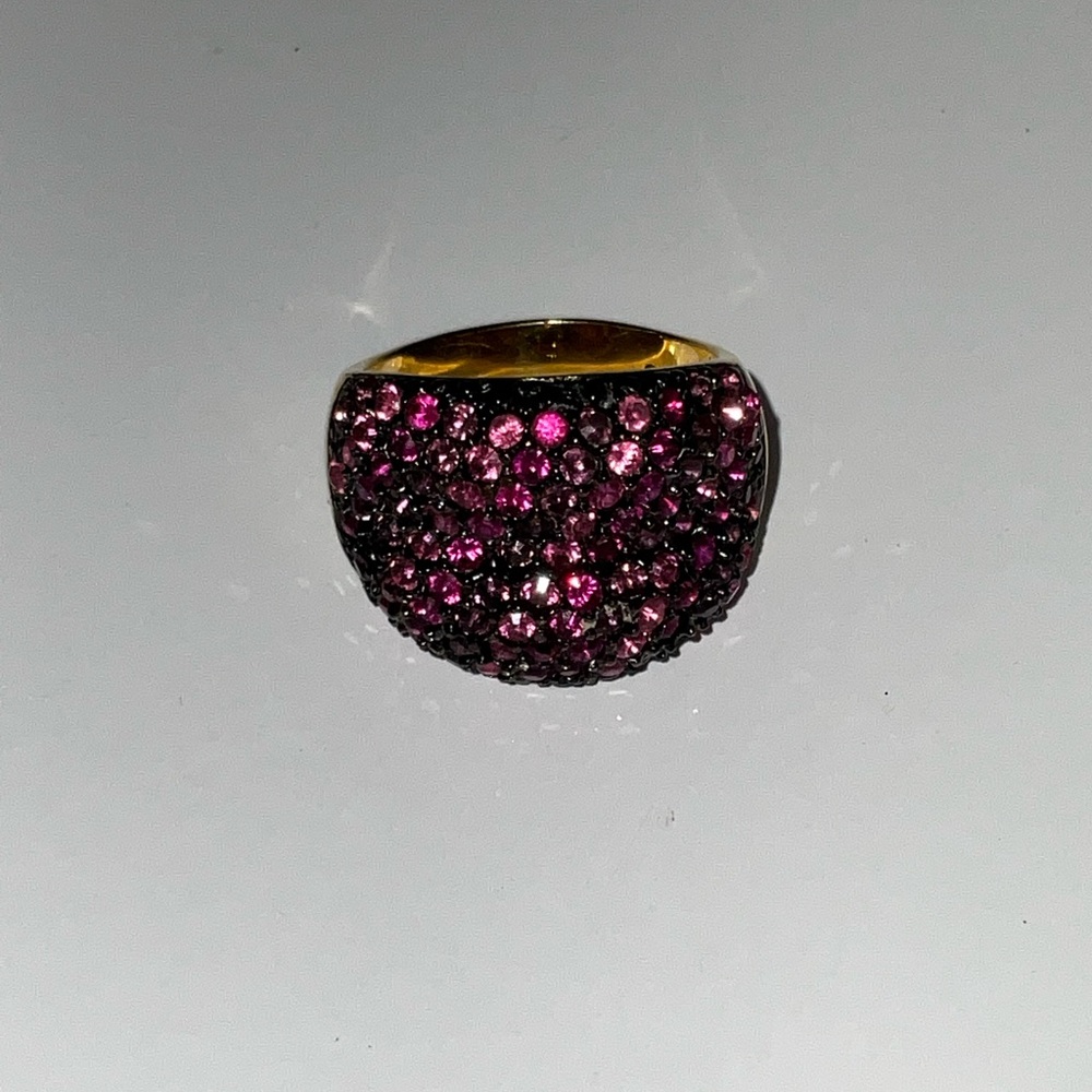Vintage Elegant Pink and Gold and Women's Ring